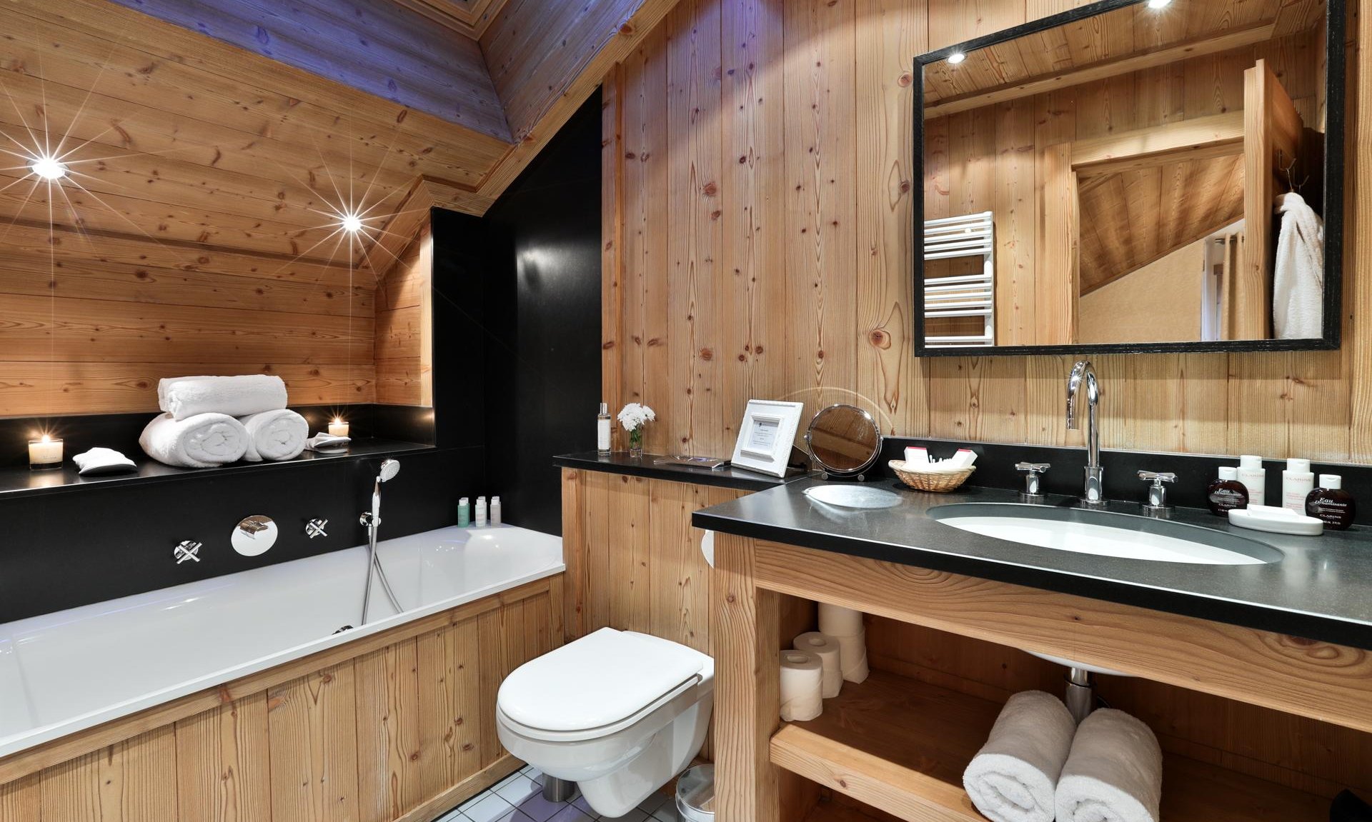 One of the bathrooms in Chalet Trois Ours Meribel Centre One of the bathrooms in Chalet Trois Ours Meribel Centre