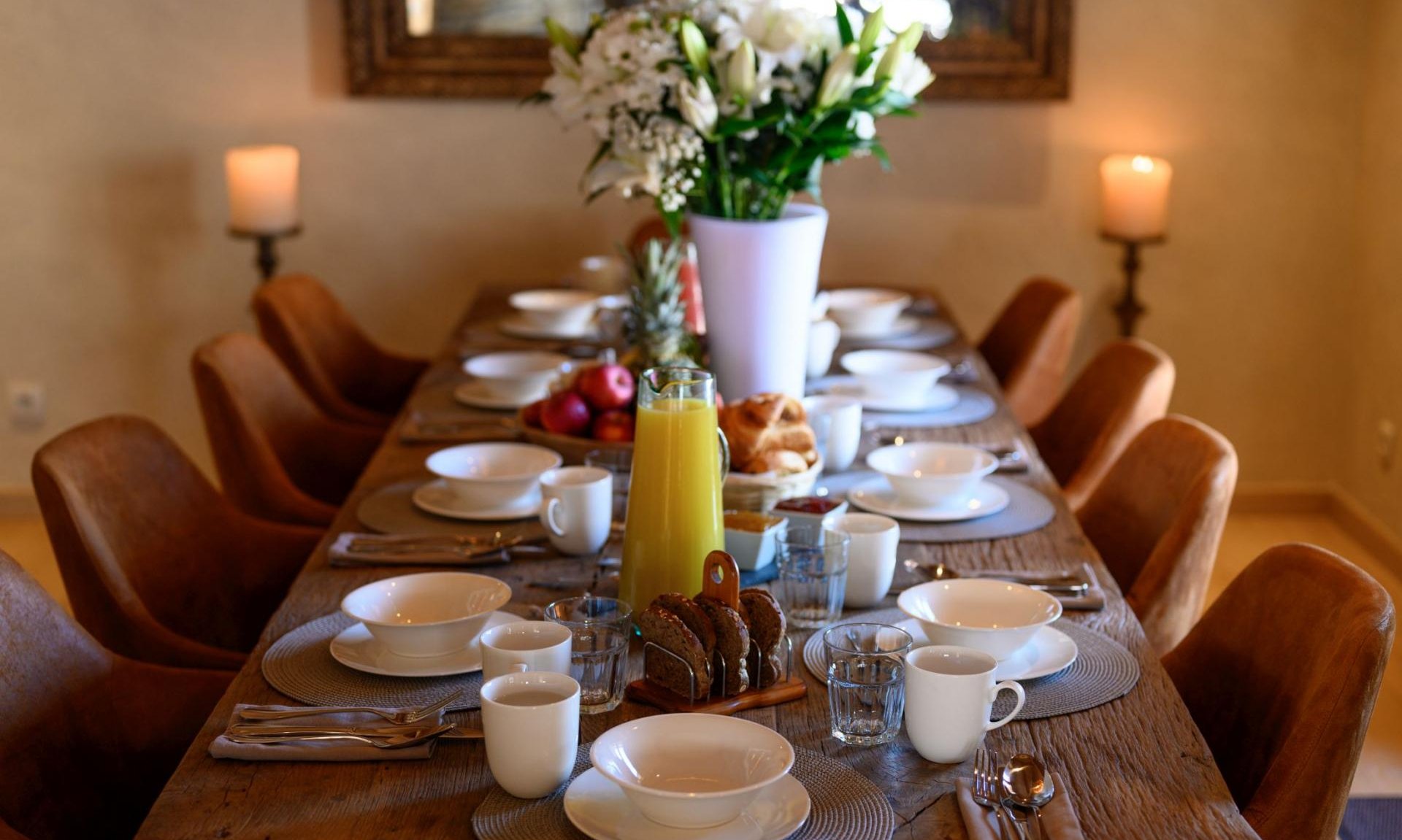 Breakfast in Catered Chalet Cheval Blanc Meribel Le Raffort Breakfast in Catered Chalet Cheval Blanc Meribel Le Raffort