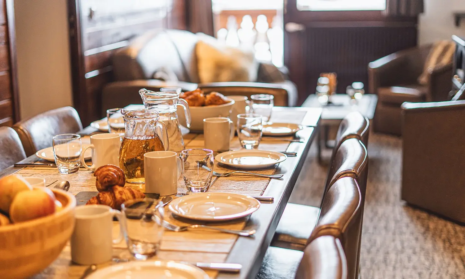 Breakfast in Catered Chalet Capricorne in Val Thorens Breakfast in Catered Chalet Capricorne in Val Thorens