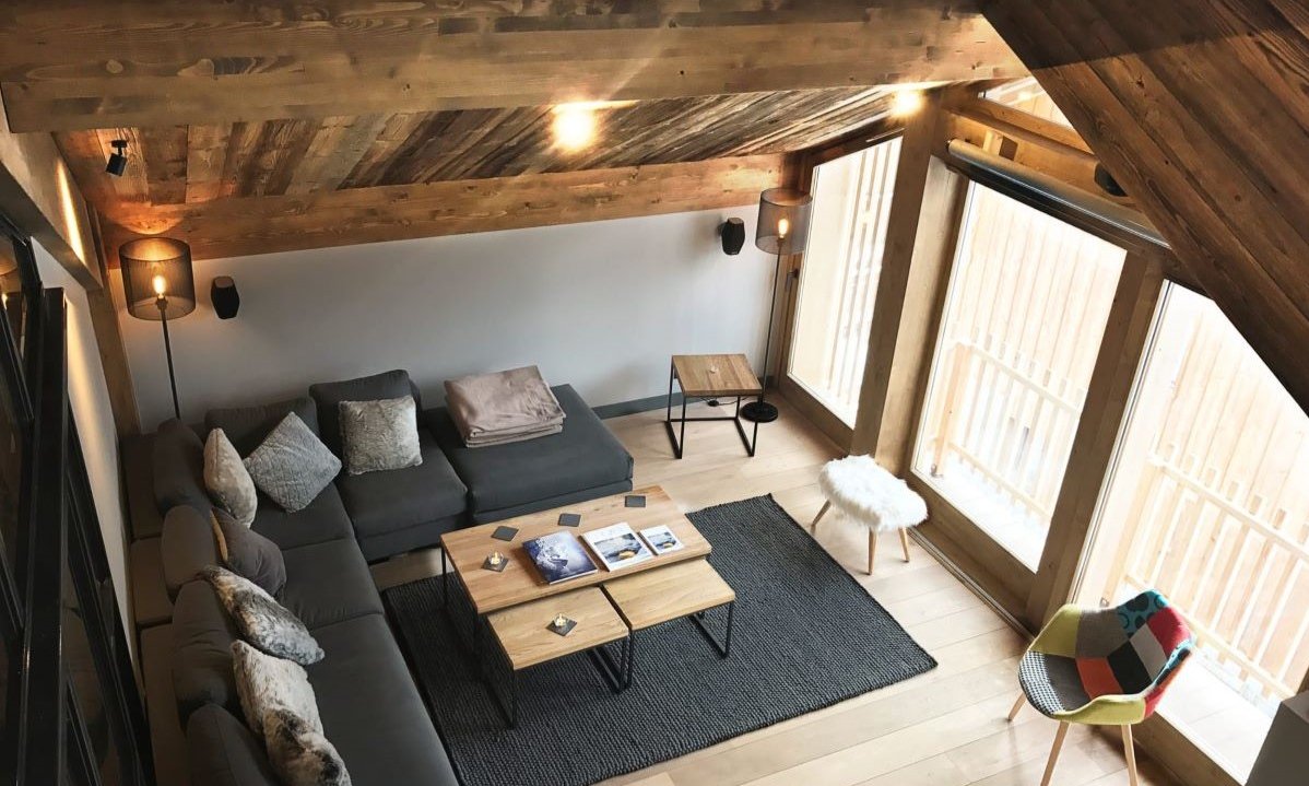 The Living Room in Chalet Caro Meribel