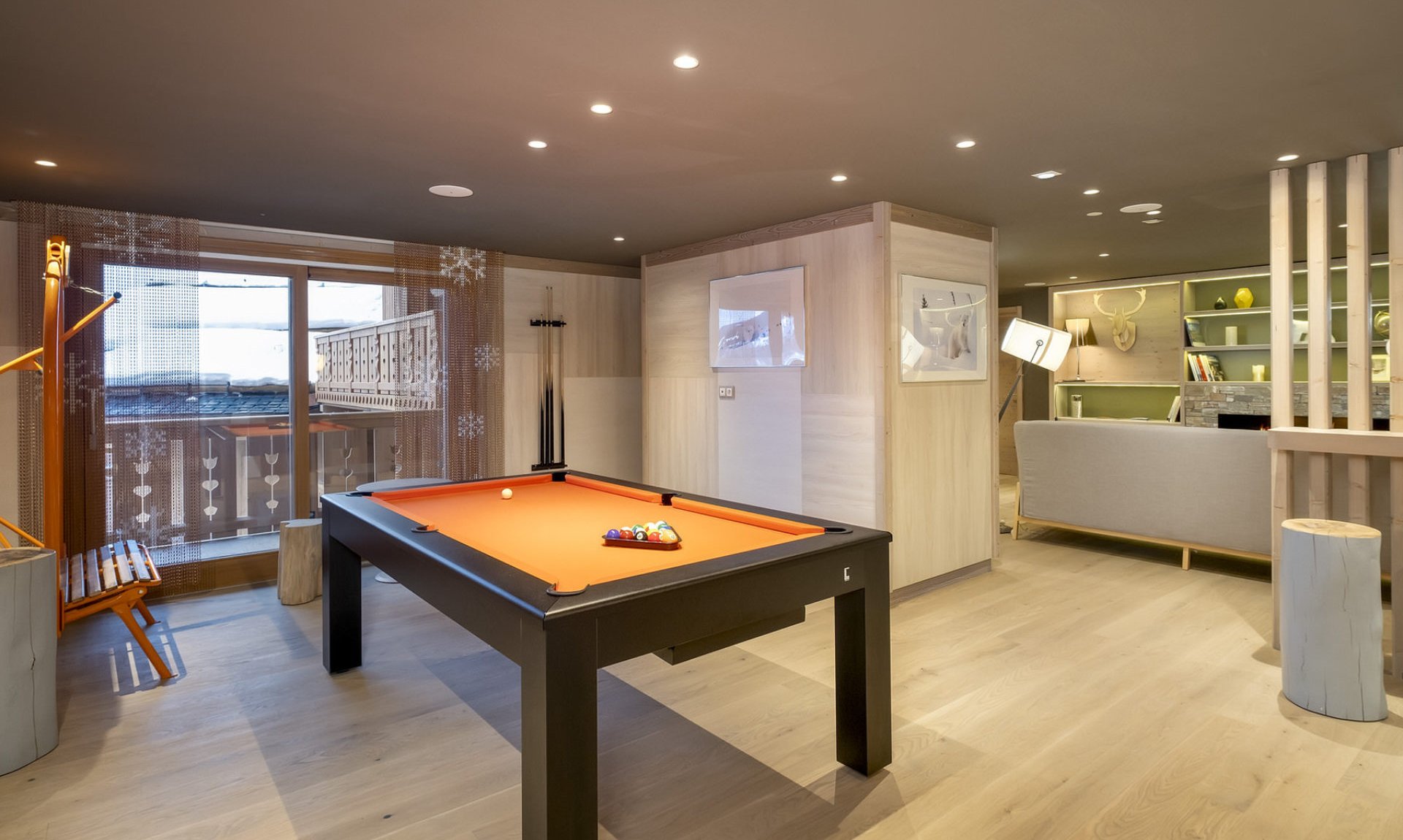 The Pool table in Residence L'Hevana Meribel The Pool table in Residence L'Hevana Meribel