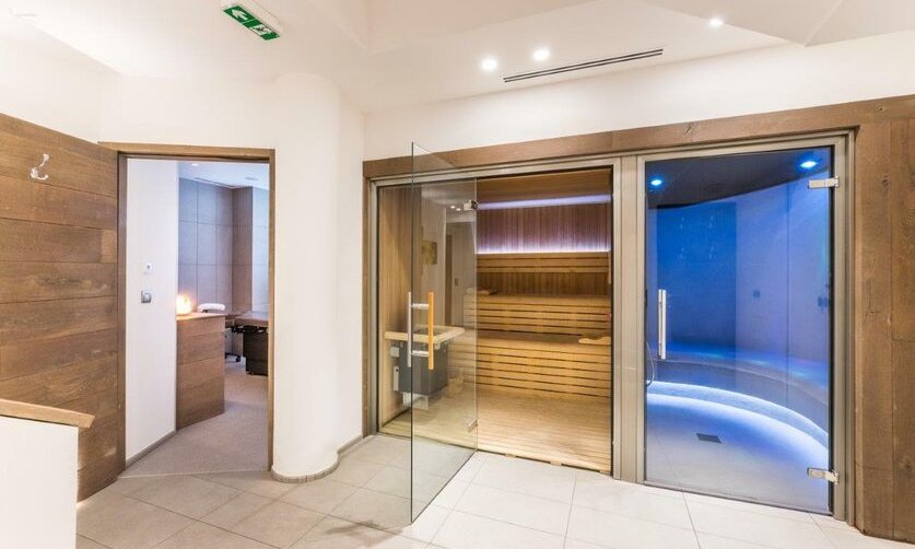 The Sauna and Steam room in Residence Aspen Lodge Meribel