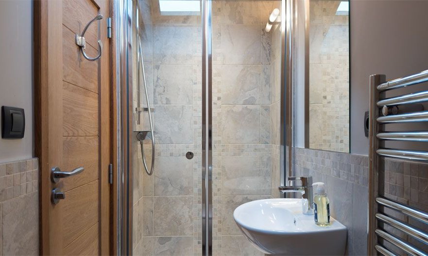 A Shower room in Chalet Montana in Meribel Centre A Shower room in Chalet Montana in Meribel Centre