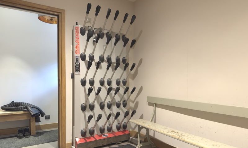 The Ski Room in Chalet Montana in Meribel Centre The Ski Room in Chalet Montana in Meribel Centre