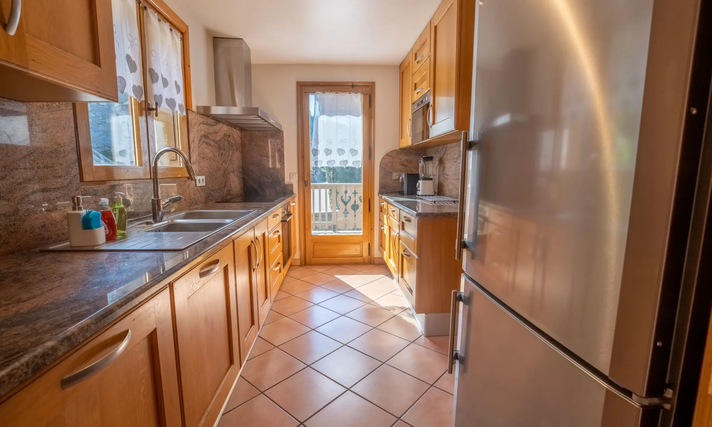 The Kitchen area in Chalet Serpolet Meribel Centre