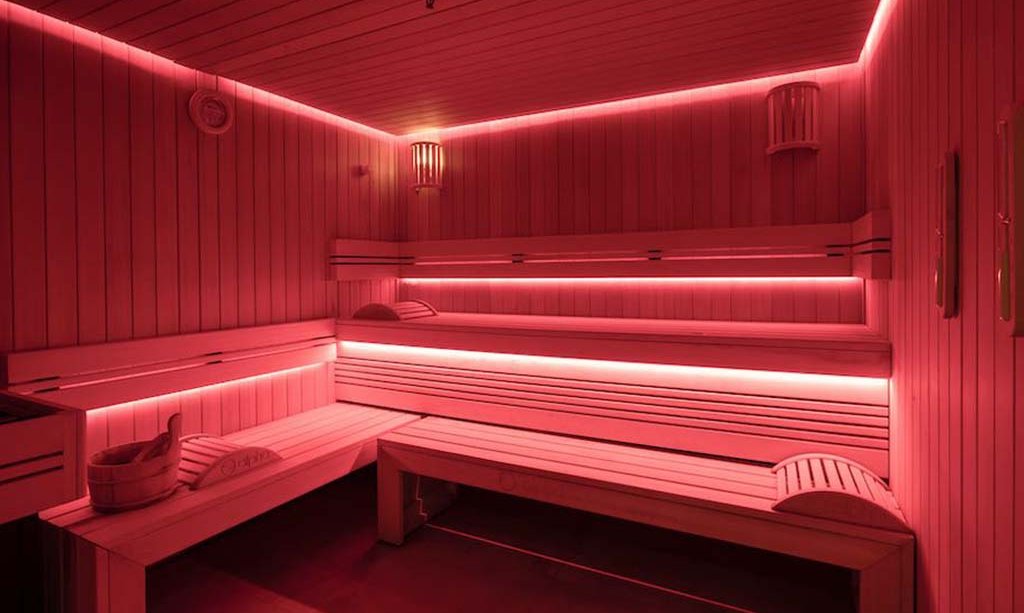 The Sauna in Apartment Residence L'Hevana Meribel The Sauna in Apartment Residence L'Hevana Meribel