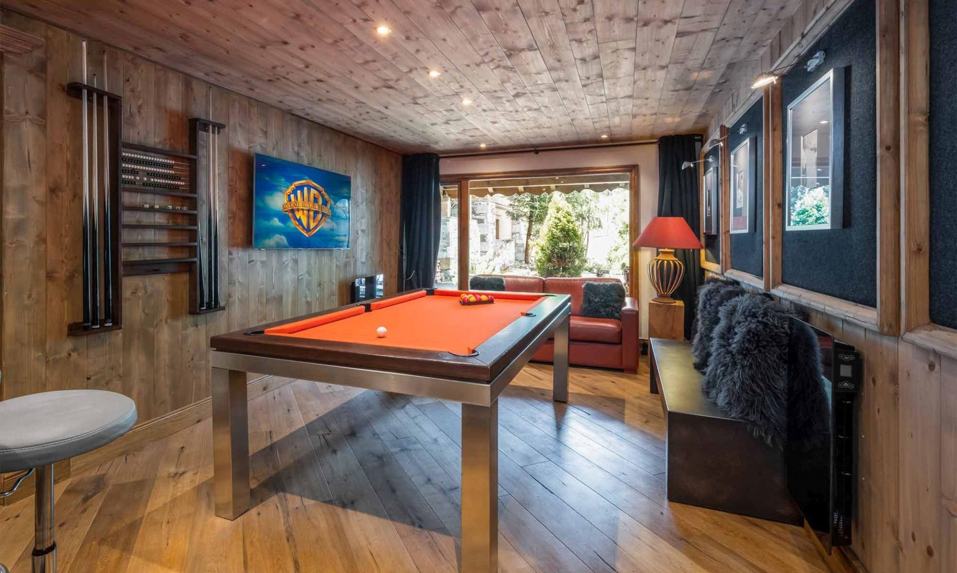 The Games Room in Chalet Mariefleur Meribel