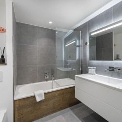 The Bathroom in Apartment Parc Alpin 302 in Meribel