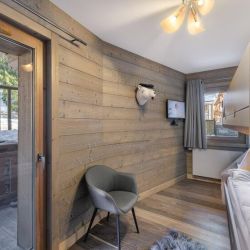 The Bunk bedroom in Apartment Parc Alpin 302 Meribel