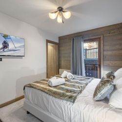 A Double bedroom in Apartment Parc Alpin 302 Meribel