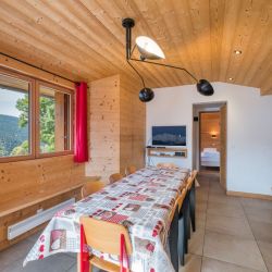 The Dining room in Chalet Arbe Meribel Village