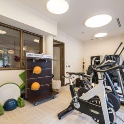 The well equipped Fitness area in Residence Aspen Lodge Meribel