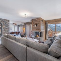 The Spacious Living area in Apartment Parc Alpin 302 Meribel