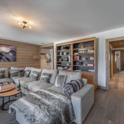 The comfortable Living area in Apartment Parc Alpin 302 Meribel