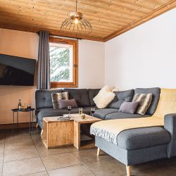 The Living area in Chalet Jakub Val Thorens