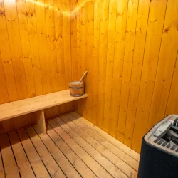 Tha Sauna in Chalet Serpolet Meribel Centre