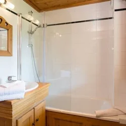 One of the Bathrooms in  Chalet Bruyere Meribel Le Raffort