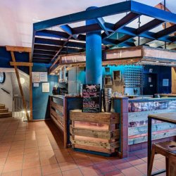 The Bar area at Hotel Le Montana in La Tania