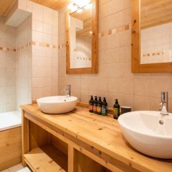 One of the Bathrooms in Chalet Noella Val Thorens