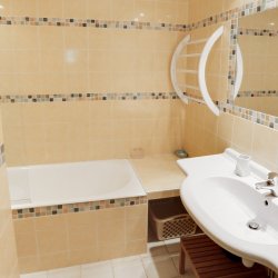 A Bathroom in Apartment Petaru in Meribel Centre