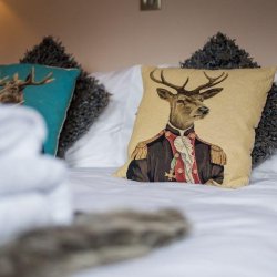 A double Bedroom in Chalet Bellacima Lodge Meribel