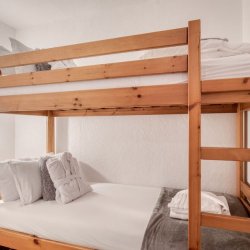 One of the family bedrooms in Catered Chalet Bonhomme Val Thorens