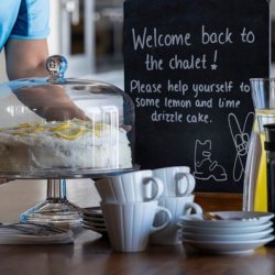 Afternoon tea in Chalet L'Oxalys Meribel