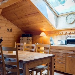 The Dining area in Apartment Jardin d'Eden in Meribel