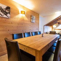 Chalet Chloe Dining area Val Thorens