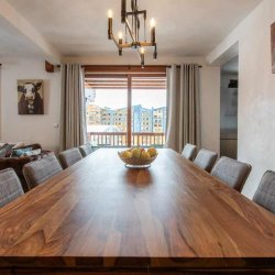 The Dining area in Chalet Noella Val Thorens