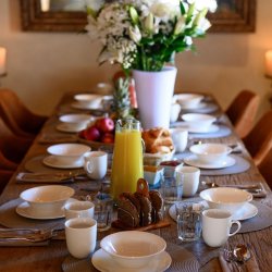 Breakfast in Catered Chalet Cheval Blanc Meribel Le Raffort