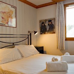 A double bedroom in Apartment Grand in Meribel Centre