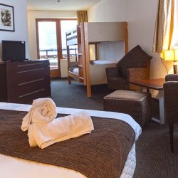 A Family Room in Hotel Le Montana in La Tania