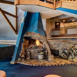 The Lounge area in Hotel Le Montana in La Tania