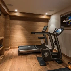 The Fitness room in Chalet Le Grenier in Meribel Centre