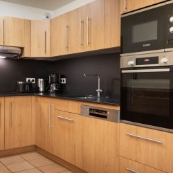 Kitchen in one of the apartments in Les Balcons de Val Thorens