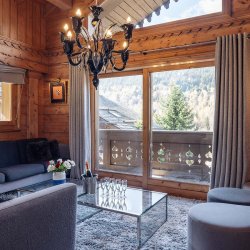 The lovely Living area in Chalet Mariefleur in Meribel
