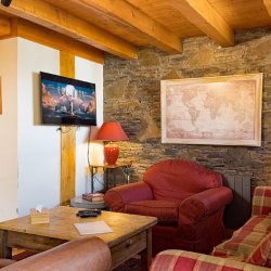 The Living area in Apartment Jardin d'Eden in Meribel