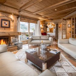 The Spacious Living area in Chalet Brioche Meribel