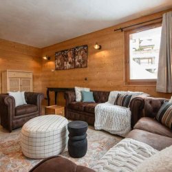 The comfortable Living room in Chalet Noella Val Thorens