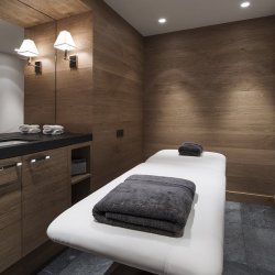 The massage room in Chalet Le Grenier in Meribel Centre