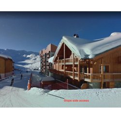 The Piste access for Catered Chalet Sabot Val Thorens