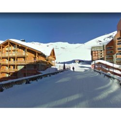 The Piste near to Catered Chalet Sabot Val Thorens
