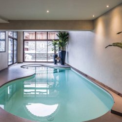 The indoor pool at Chalet Cheval Blanc Meribel Le Raffort