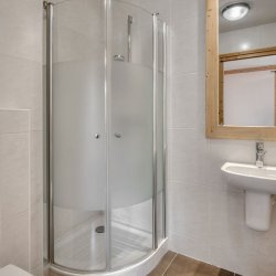 A Shower room in Catered Chalet Sabot Val Thorens