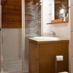 The Shower room in Apartment Jardin d'Eden in Meribel