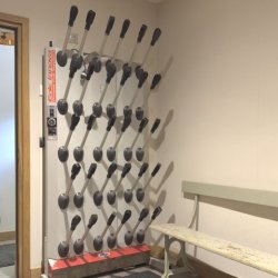 The Ski Room in Chalet Montana in Meribel Centre