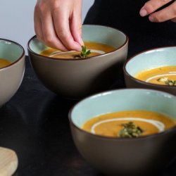 Evening meals at Chalet L'Oxalys Meribel