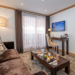 A spacious and comfortable suite in Hotel La Chaudanne, Meribel