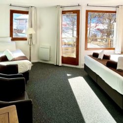 A Triple Room with balcony in Hotel Le Montana in La Tania